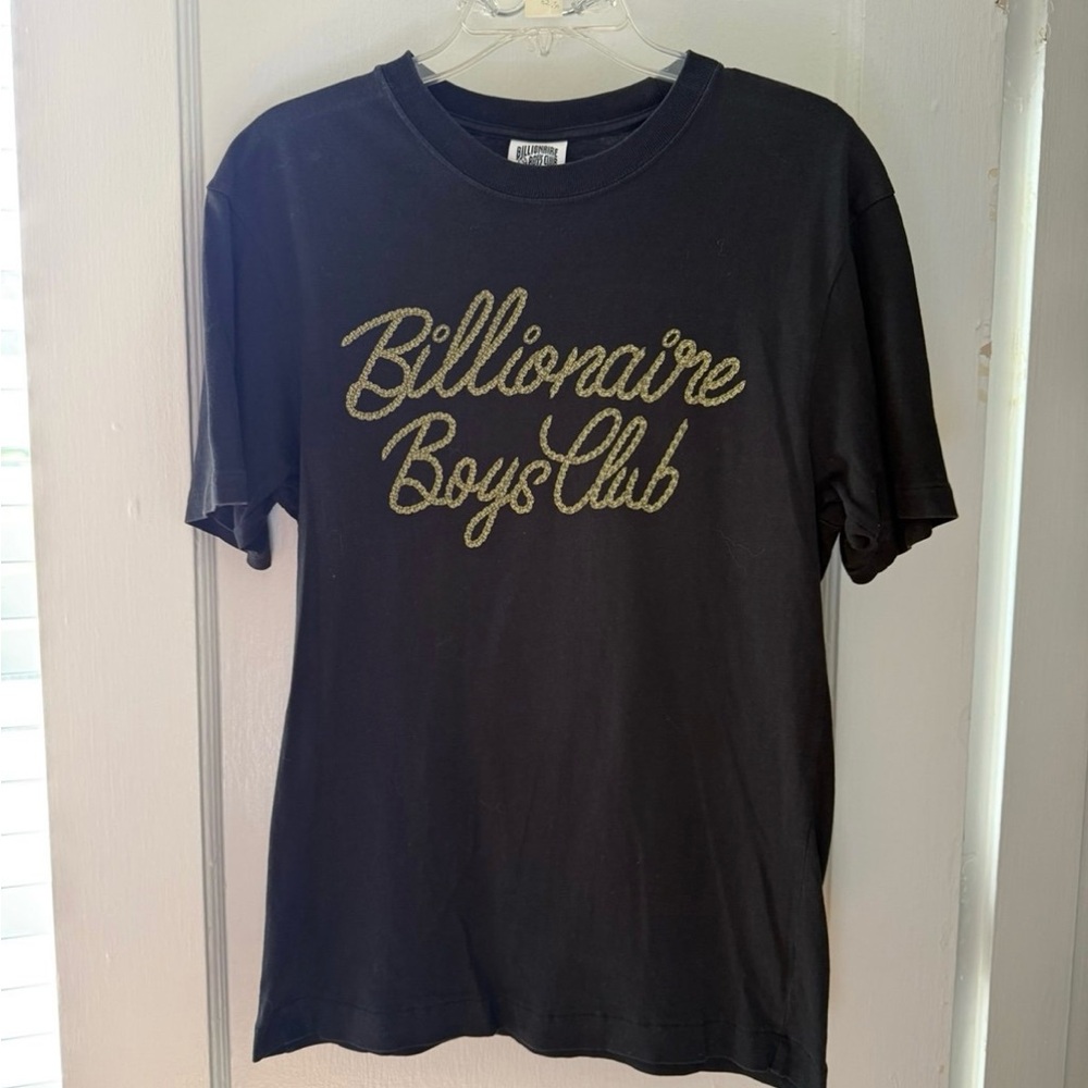 Billionaire Boys Club Black Cotton Tee, Size Small